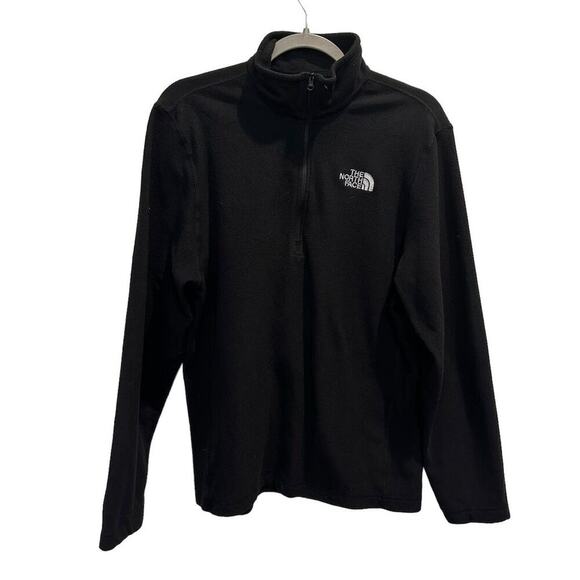 The North Face Men's Black Mock Neck Pullover Sweatshirt Size M